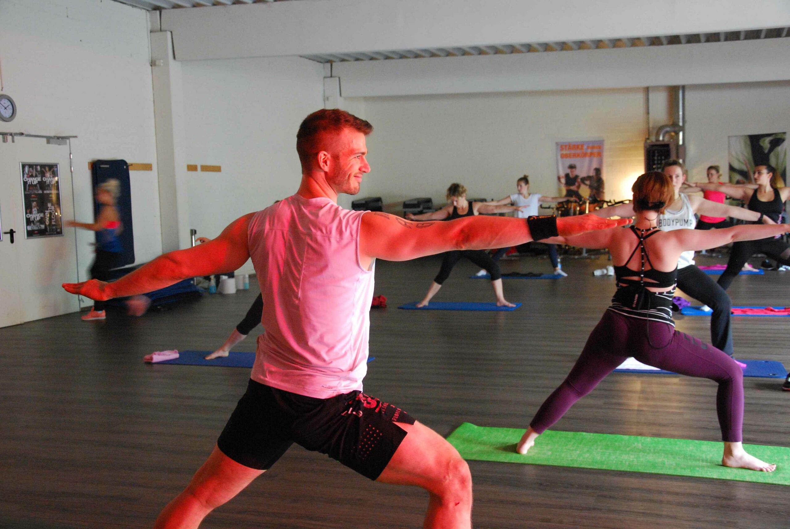 Yoga und Fitnesskurse